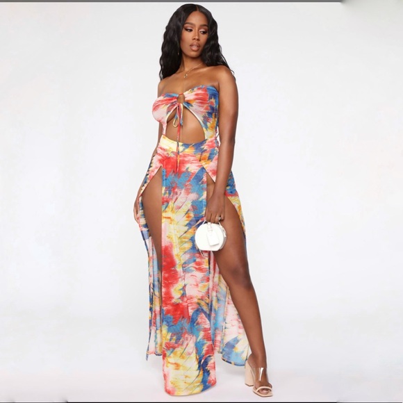 Multi Color Mesh Maxi